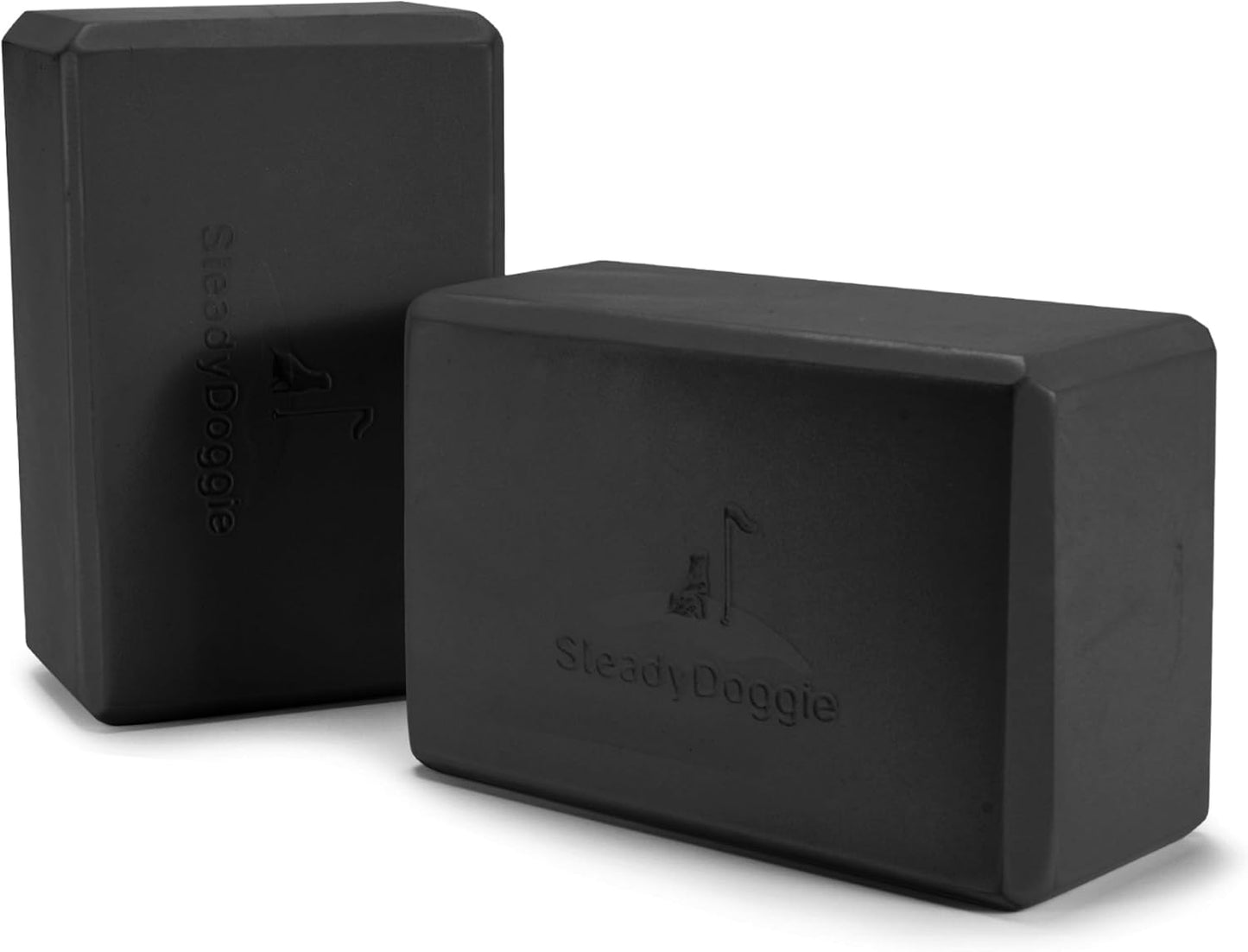 High-Density Yoga Blocks 2-Pack - Non-Slip & Lightweight