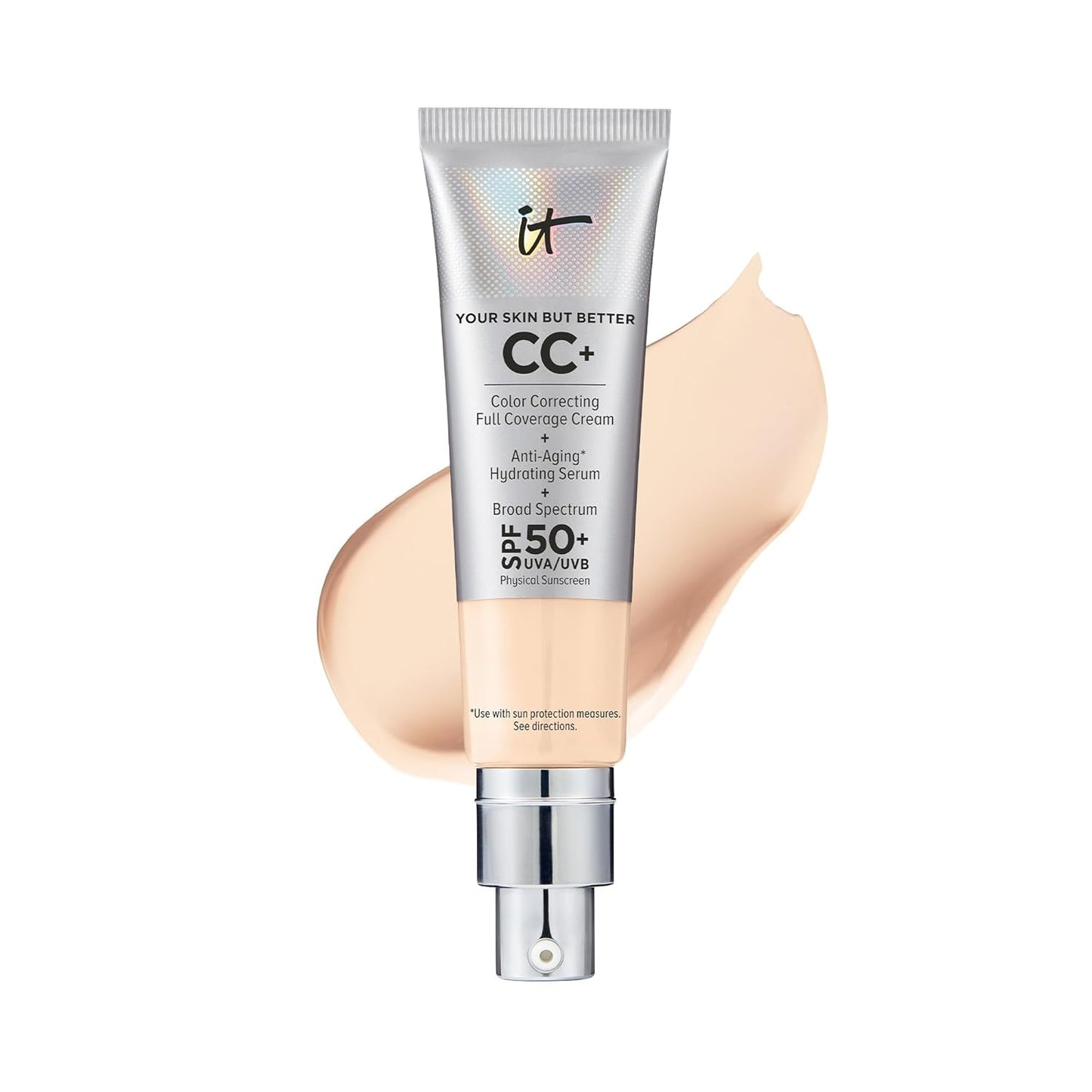 IT Cosmetics CC+ Cream for Natural Full Coverage and SPF 50