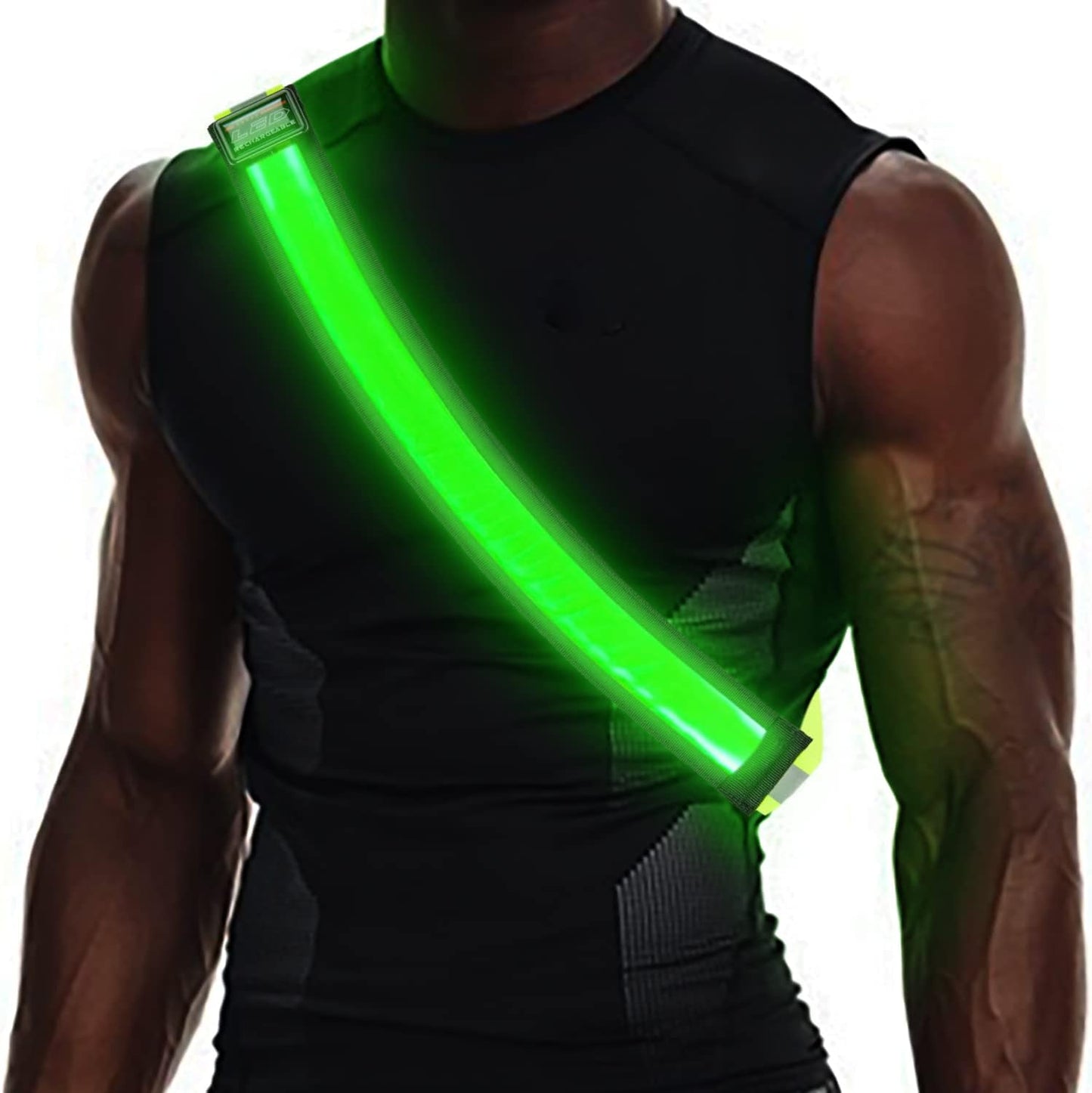 OLIKER Reflective Running Belt - Stay Safe & Visible!