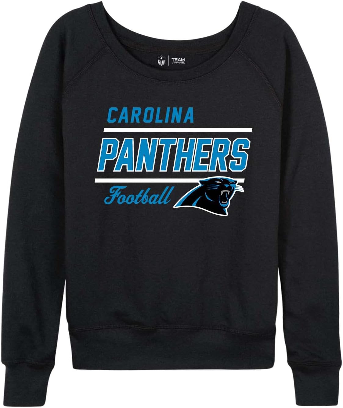Carolina Panthers Womens Slouchy Crew Neck Pullover Apparel