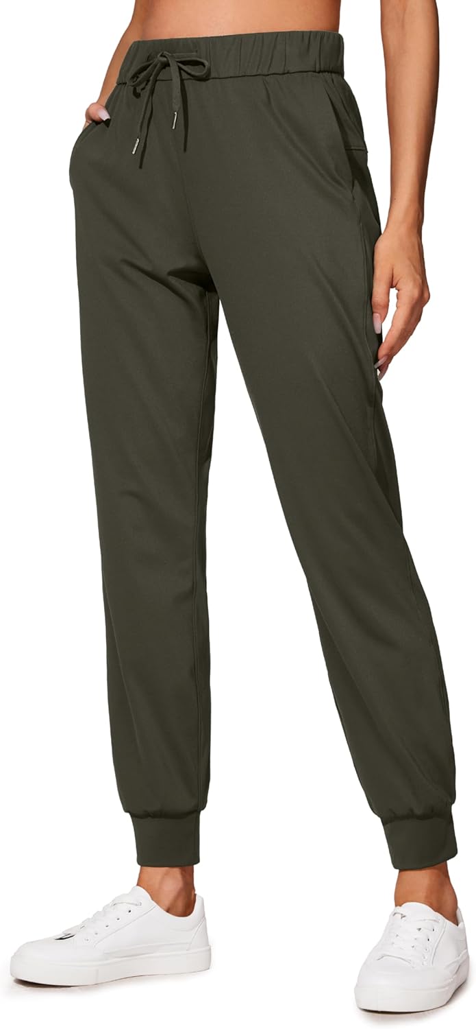 CRZ YOGA 4-Way Stretch Joggers for Women - Perfect for Travel