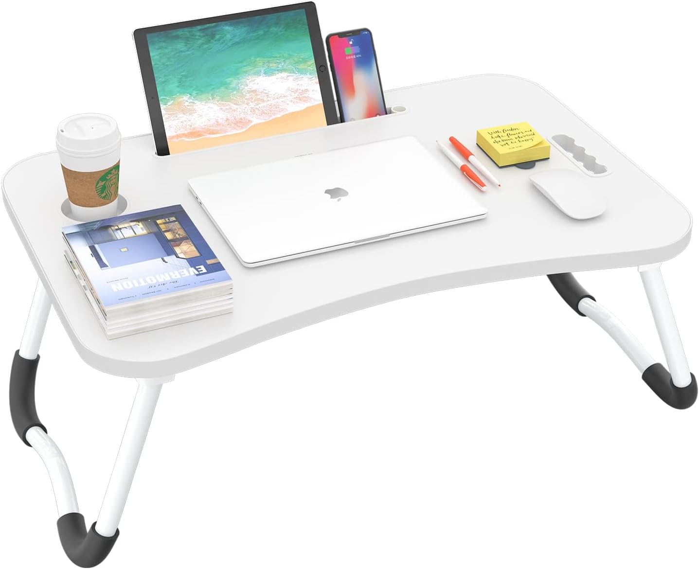 BUYIFY Folding Lap Desk for Bed, Sofa, and Floor Use