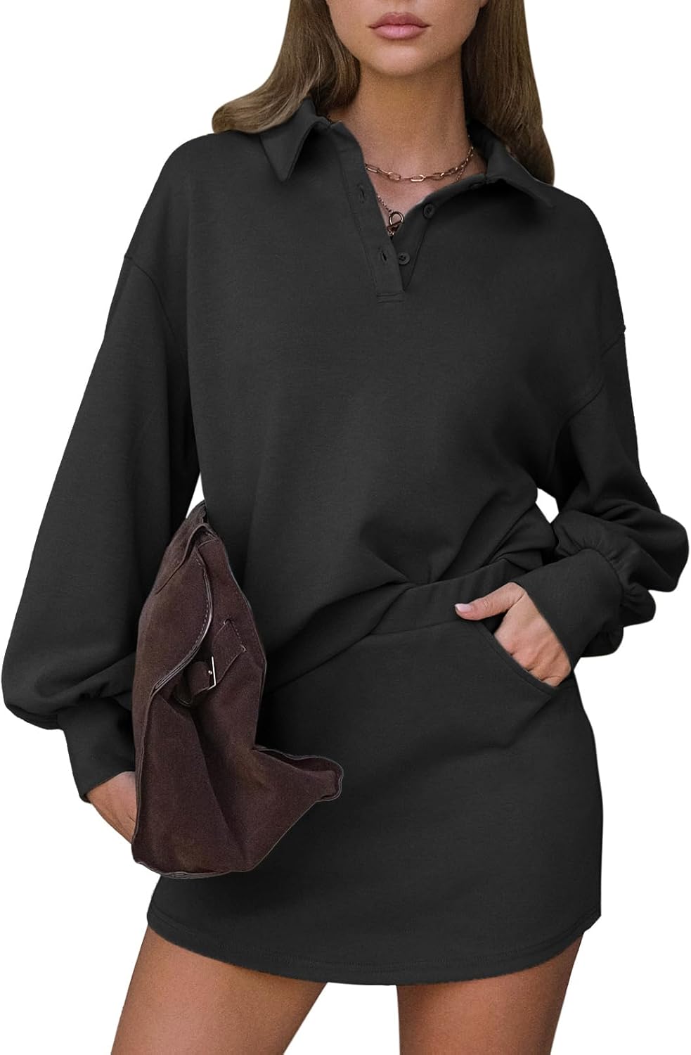 EXLURA Women Two Piece Sets for Casual Fall Workout Style