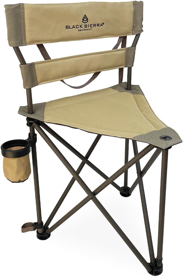 Heavy-Duty Foldable Tripod Stool - 300 Lbs Capacity