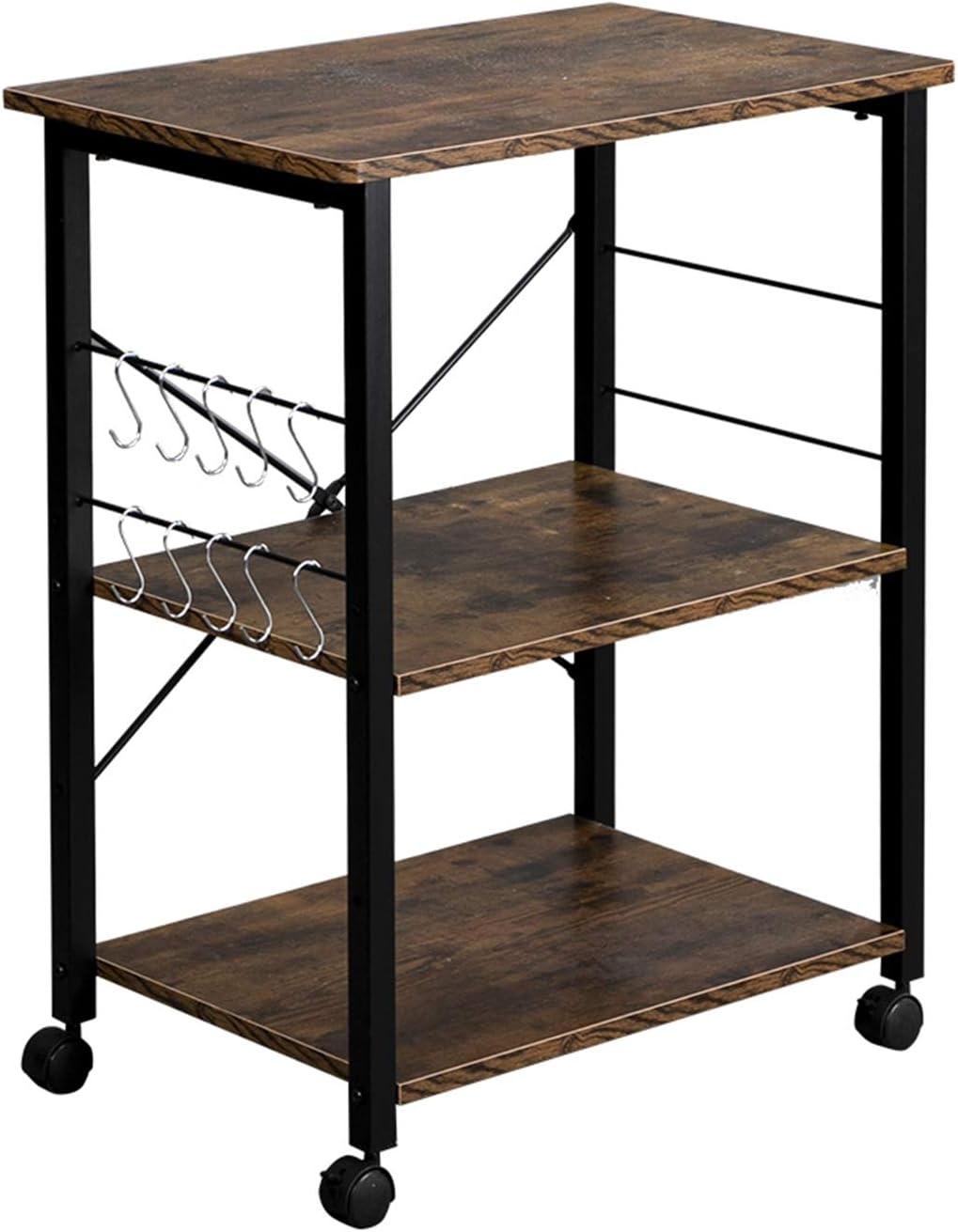 Rolling Microwave Cart: Stylish Storage Solution