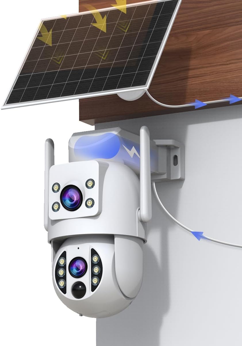 JOOAN Solar Cameras Outdoor Wireless for Home Security 2K