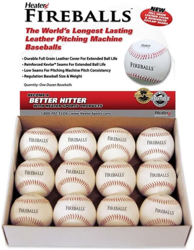 Authentic Leather Heater Baseballs - Durable & Accurate