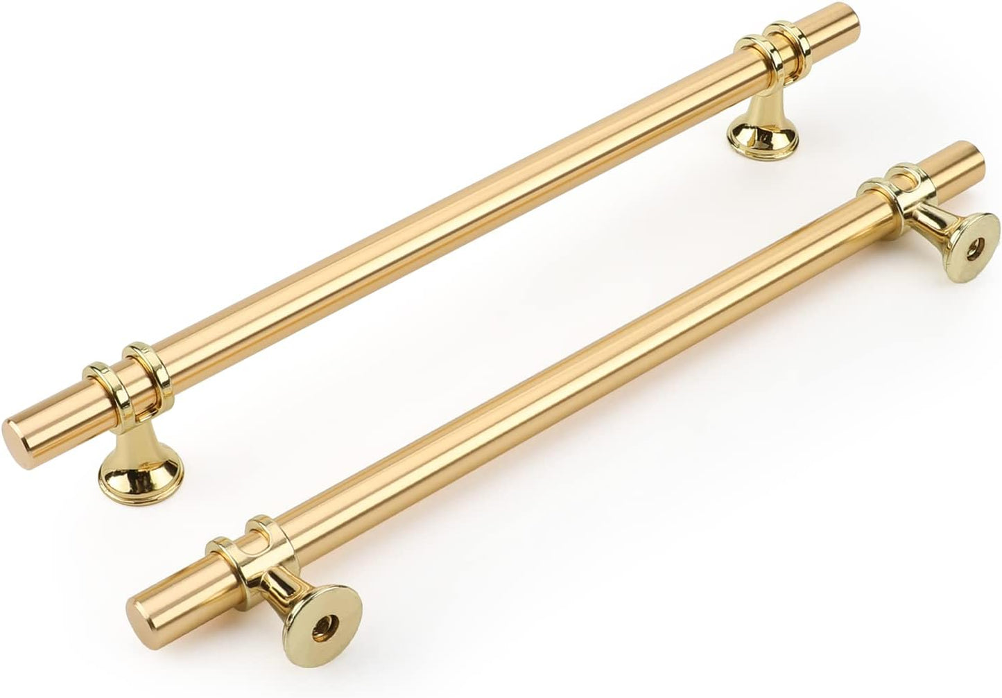Rergy Cabinet Handles Drawer Pulls 25-Pack Gold 8-4/5in Center