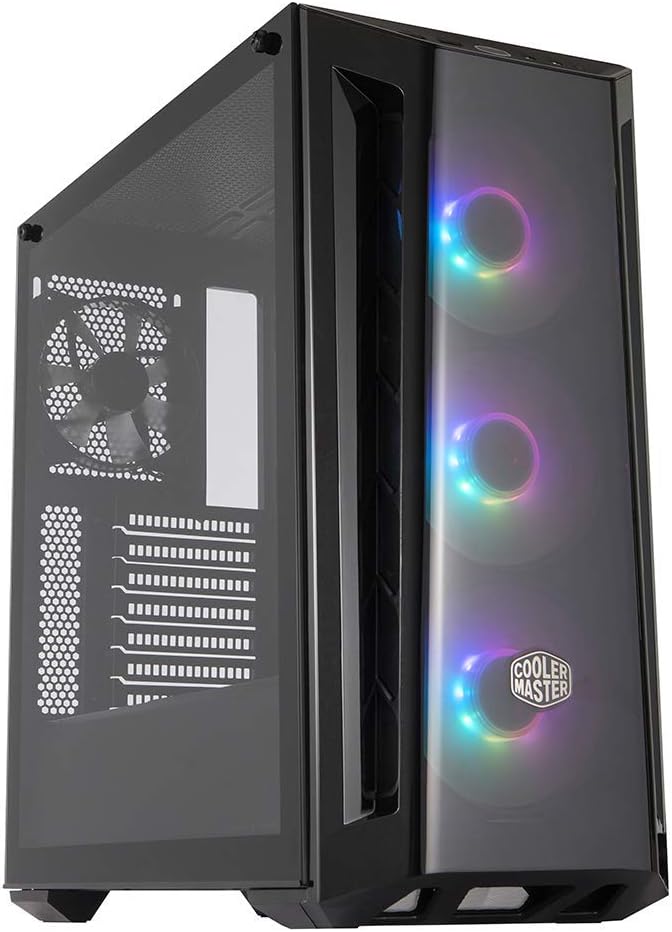 Cooler Master MasterBox MB520 ARGB ATX PC Case with Fans