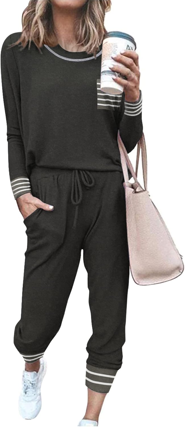 Ekouaer Pajamas Women's Long Sleeve Pj Set for Ultimate Comfort