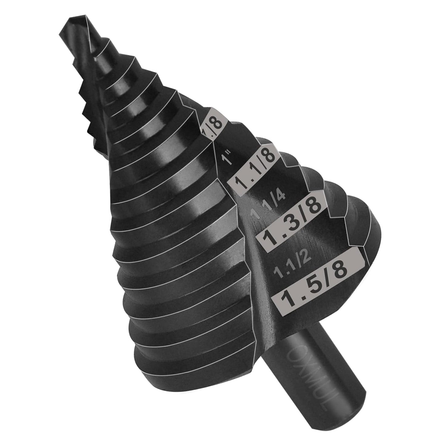 Large Step Drill Bit for Steel, M35 Cobalt, 13 Holes, Heavy Duty