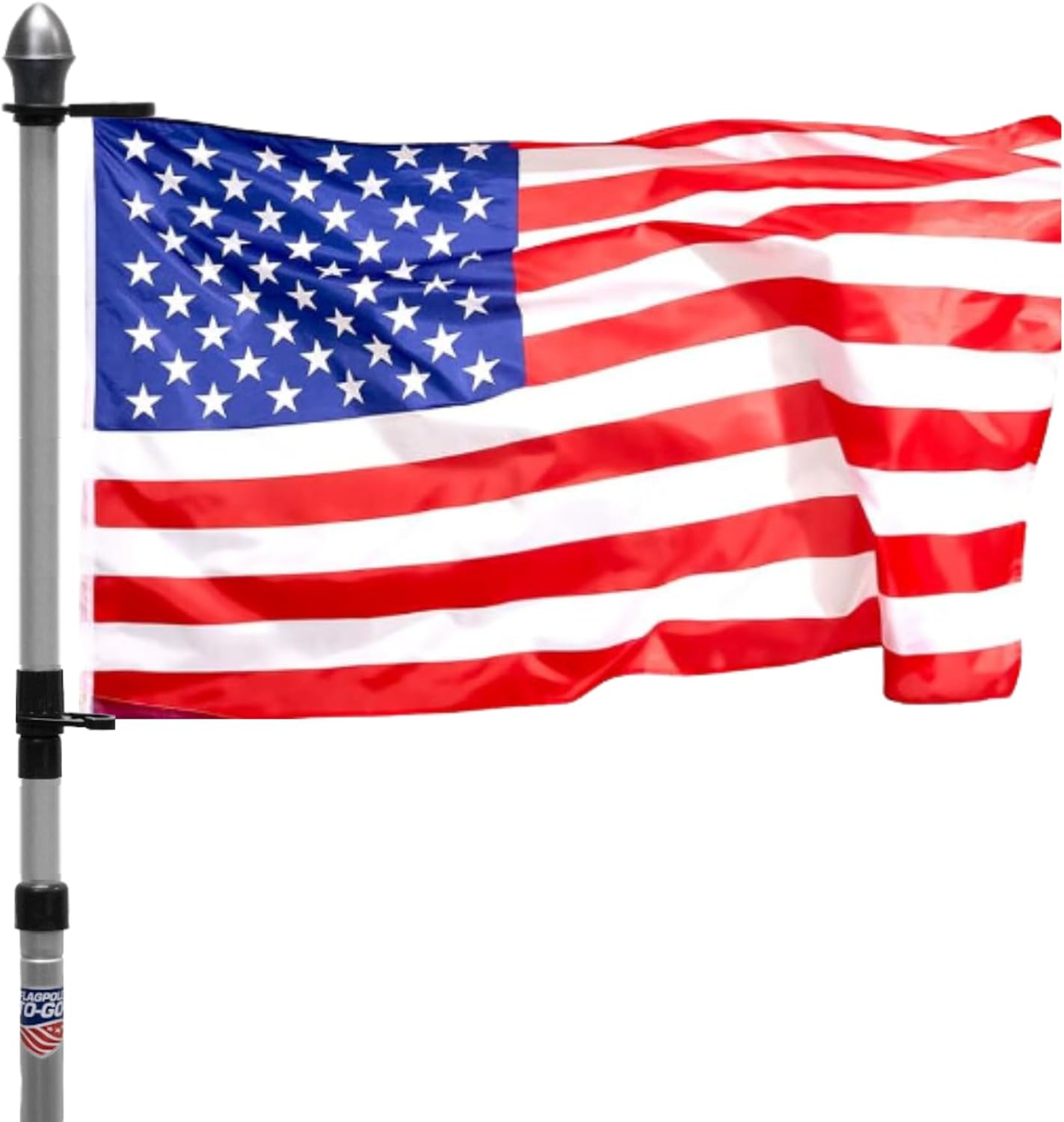 Telescoping Aluminum Portable Flagpole for Events and Celebrations