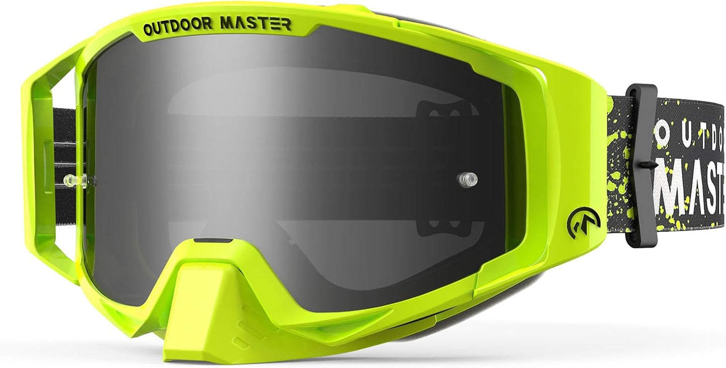 OutdoorMaster Mustang Dirt Bike Goggles for All Riders