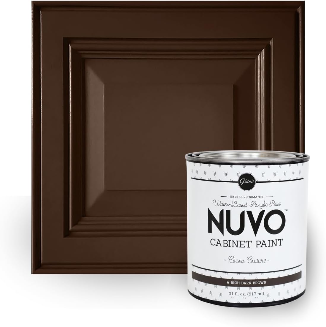Nuvo Cabinet Paint Cocoa Couture for Stunning Kitchen Makeover