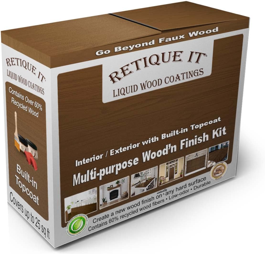 Retique It Gel Stain Liquid Wood Finish Kit for Stunning Results