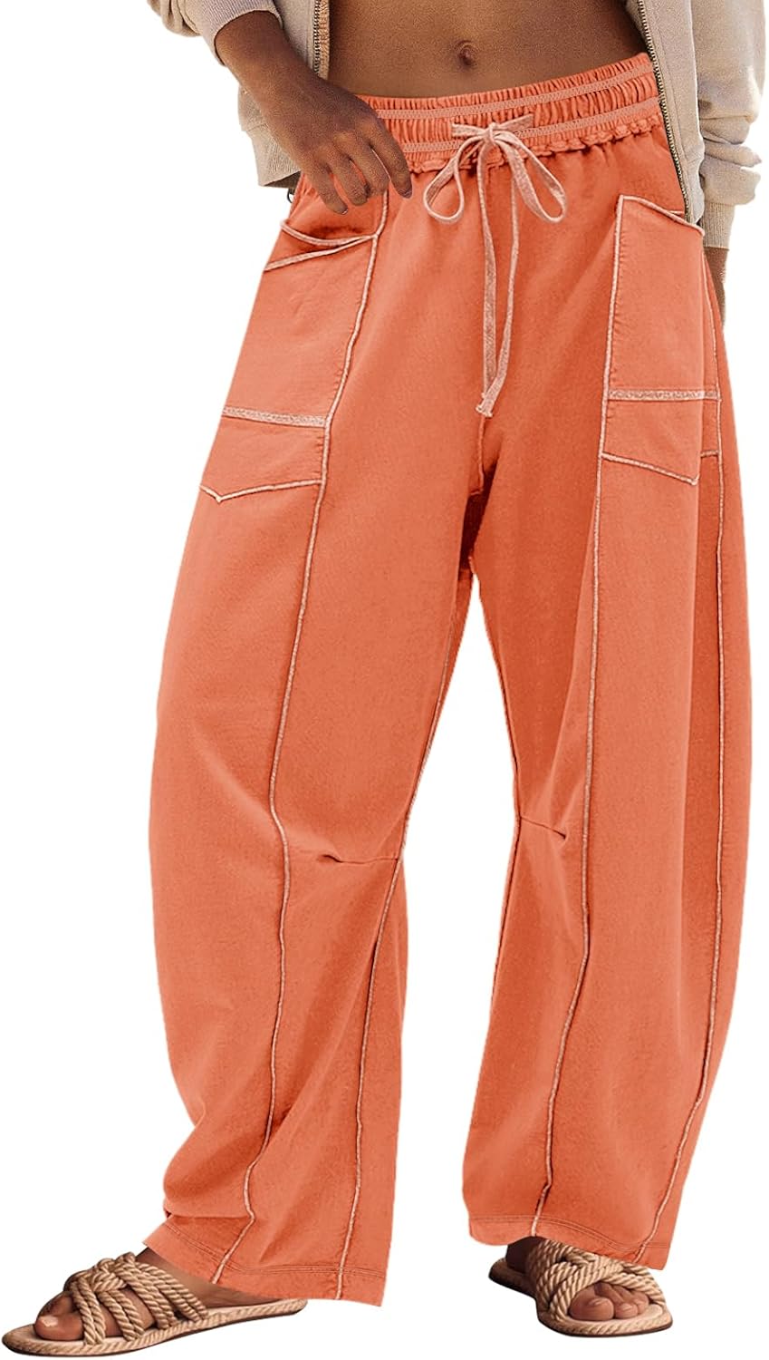 Panadila Womens Barrel Pants for Casual Beach and Lounge Wear