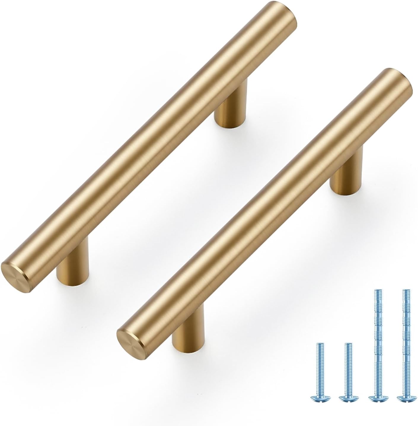 25 Pack Champagne Bronze Cabinet Pulls for Modern Kitchens