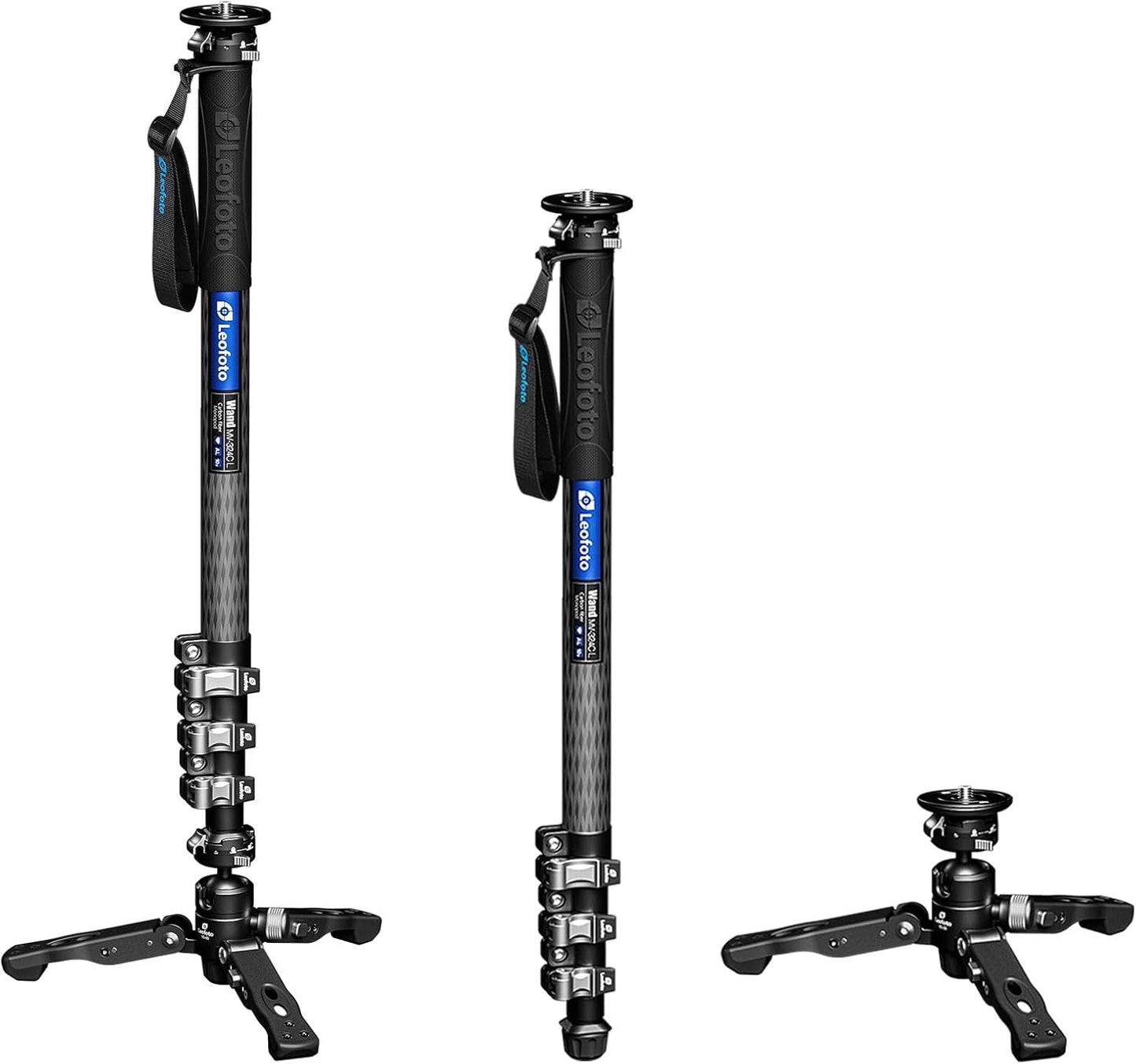 Carbon Fiber Lightweight Camera Monopod with Ball Head Feet