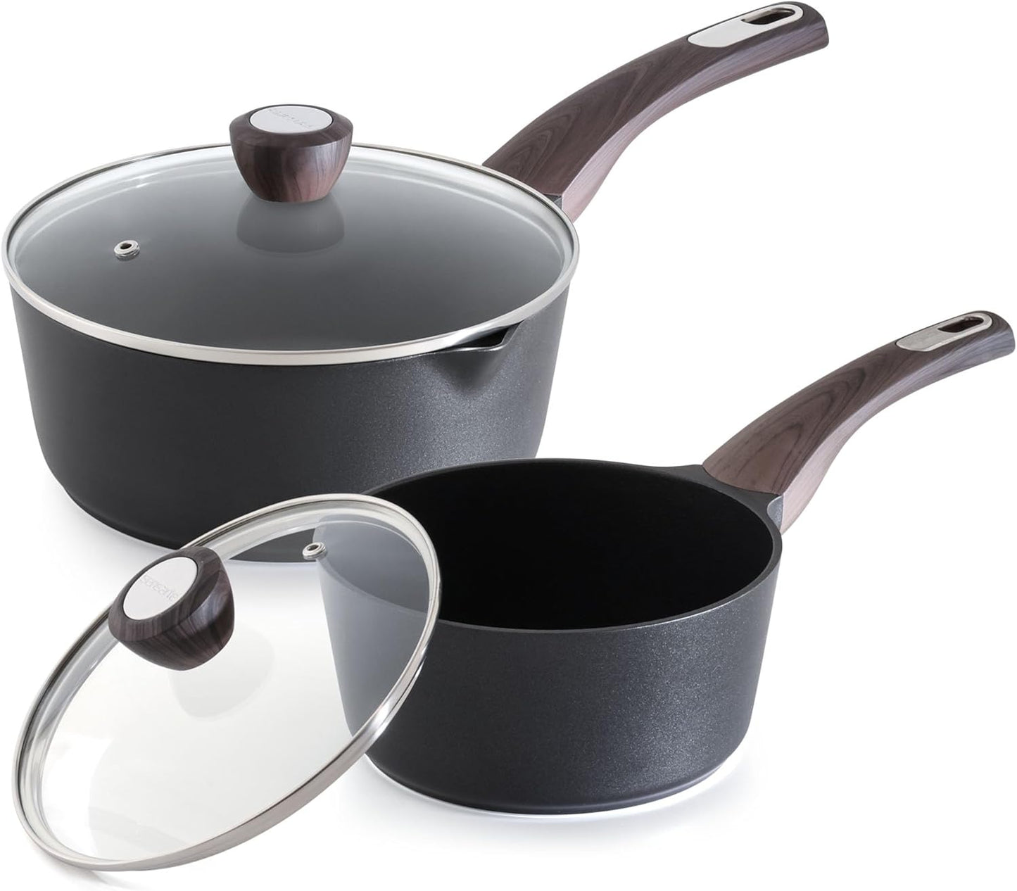 Healthy Nonstick Saucepan Set for Everyday Cooking Needs