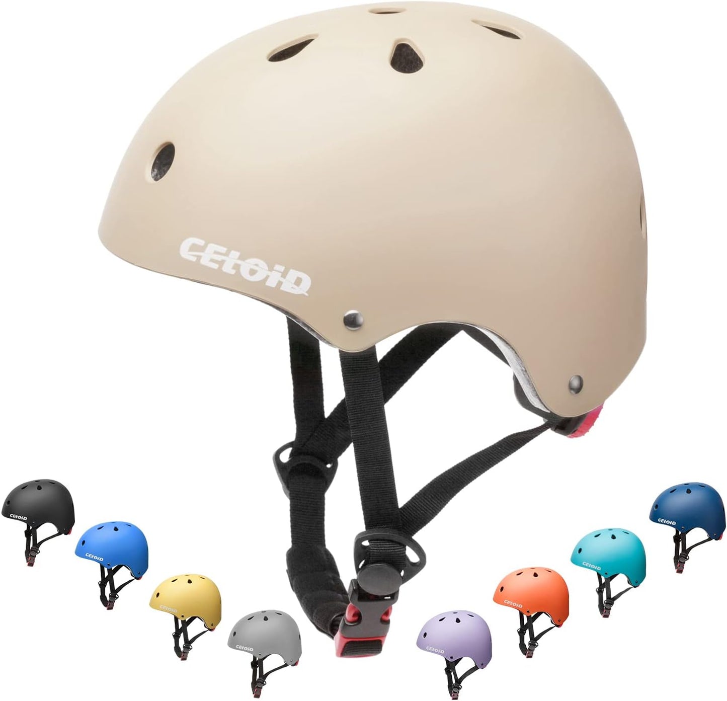 Kids Bike Helmet for Ages 2-14, Adjustable Multi-Sport Safety Gear
