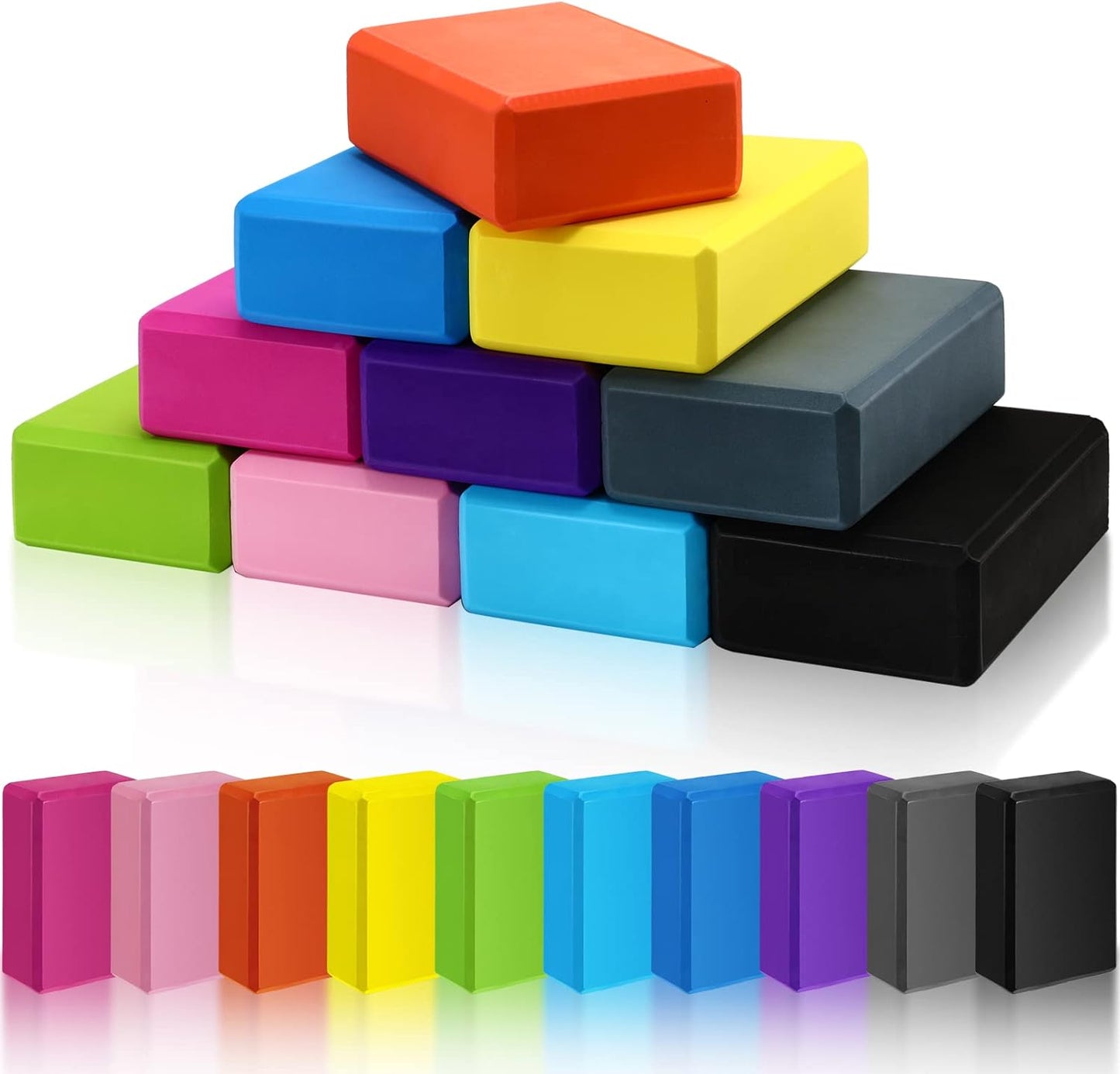 Non Slip Lightweight Yoga Blocks for Supportive Practice