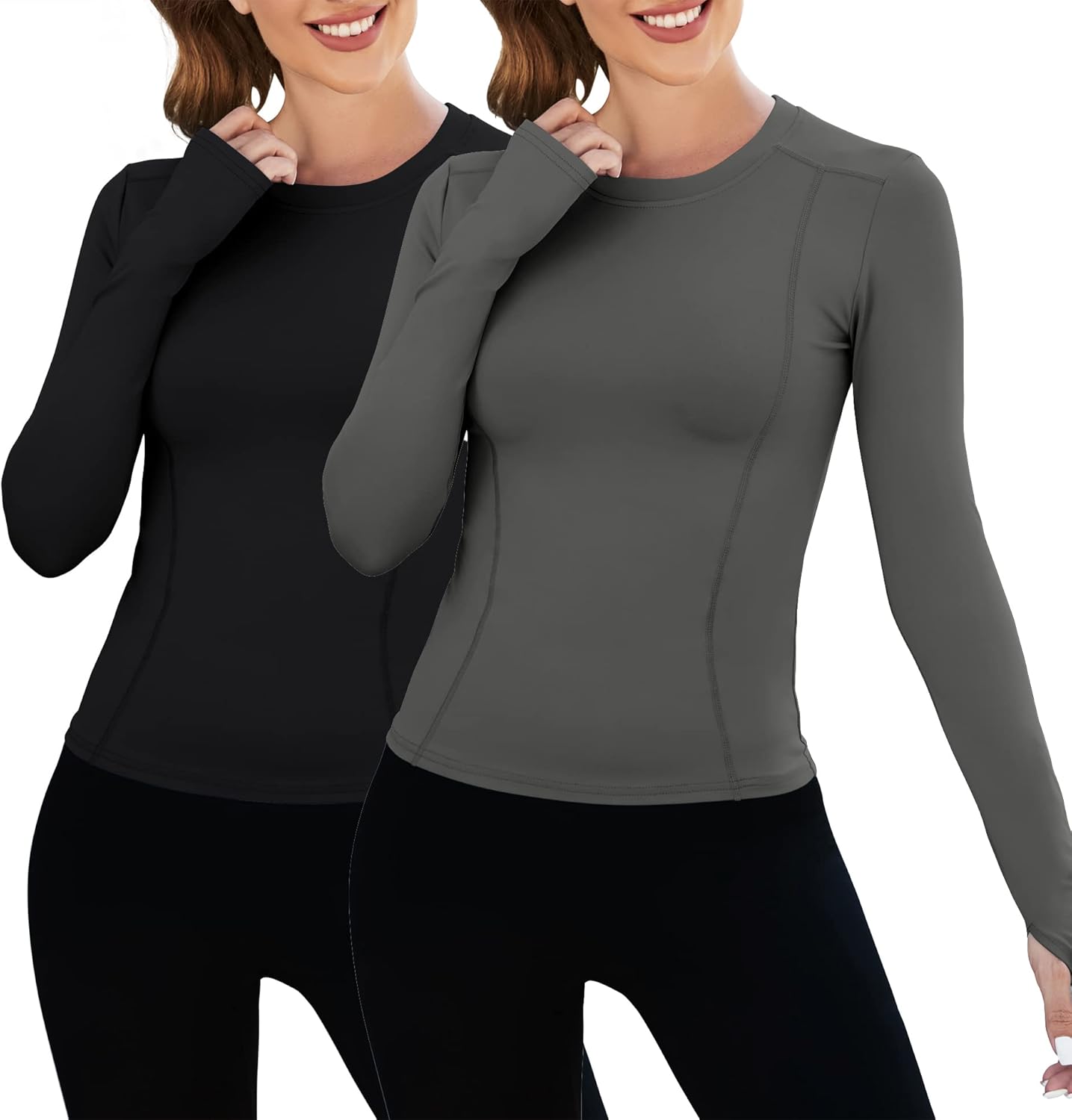 Loovoo Women Workout Shirts for Yoga and Gym Activities