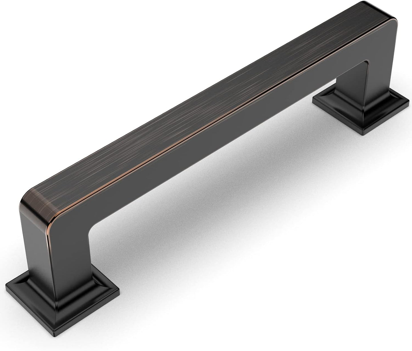 Amerdeco 10 Pack Oil Rubbed Bronze Cabinet Pulls for Kitchen