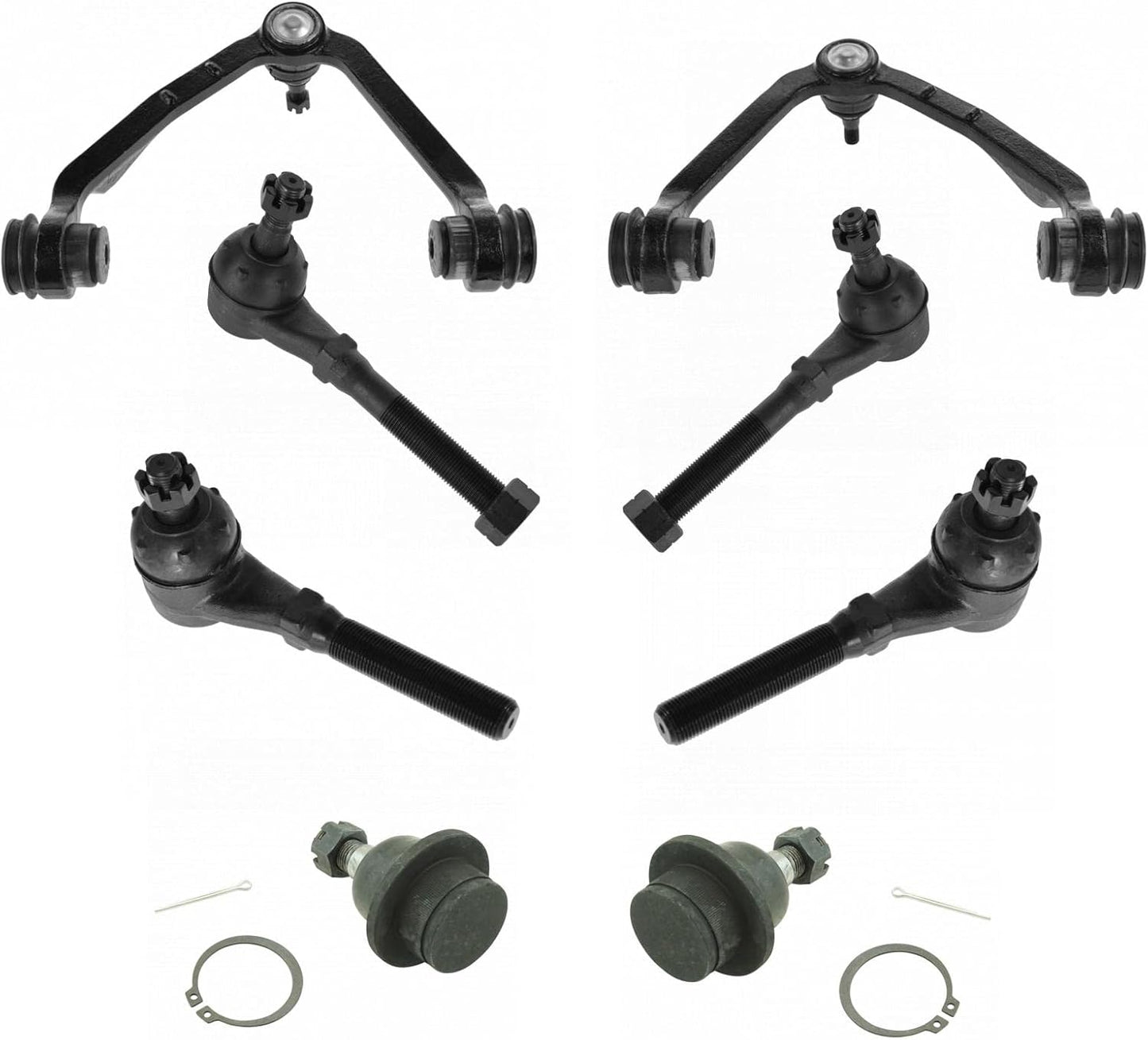TRQ Front Steering & Suspension Kit for Ford Lincoln Vehicles
