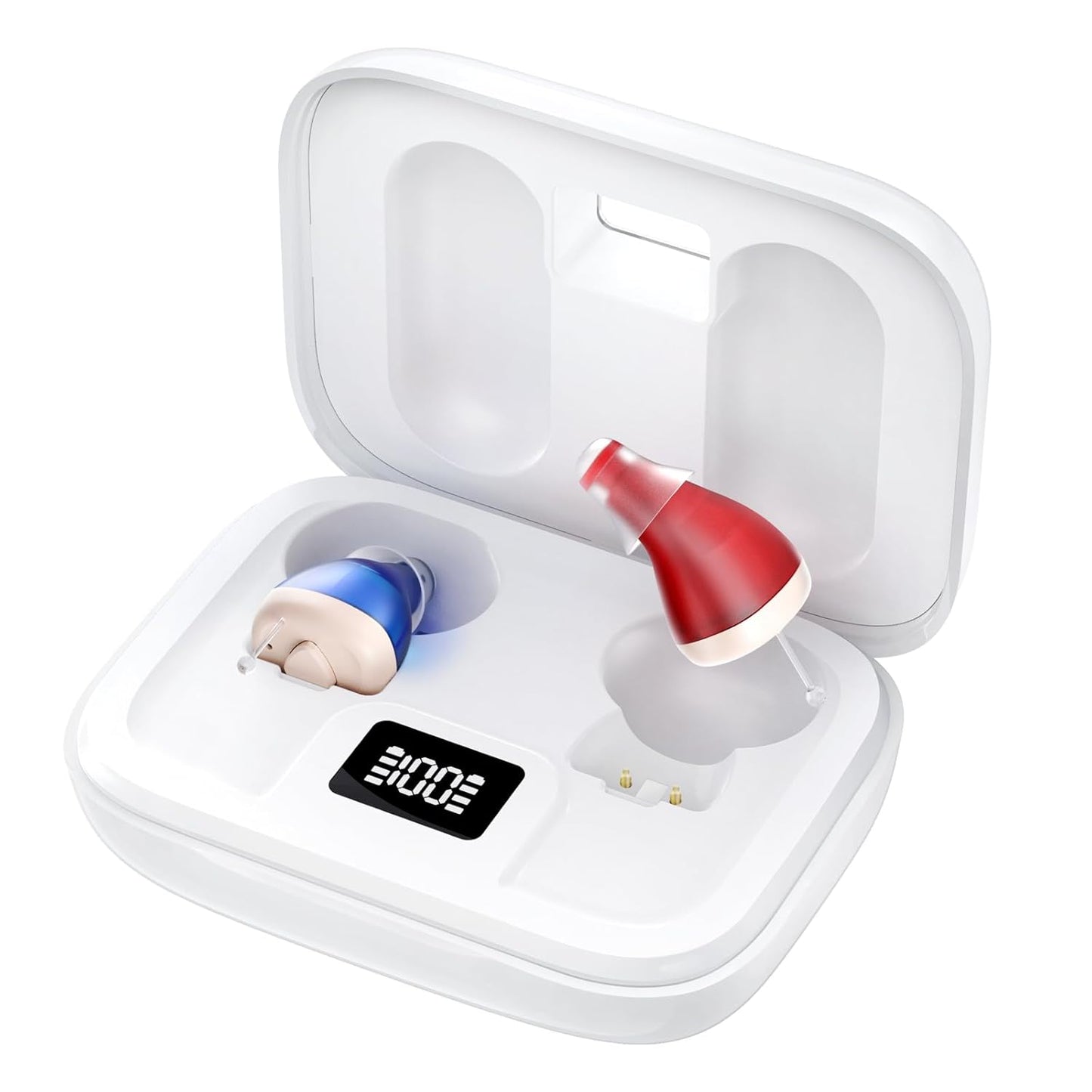 Rechargeable Hearing Aids with Intelligent Noise Cancellation