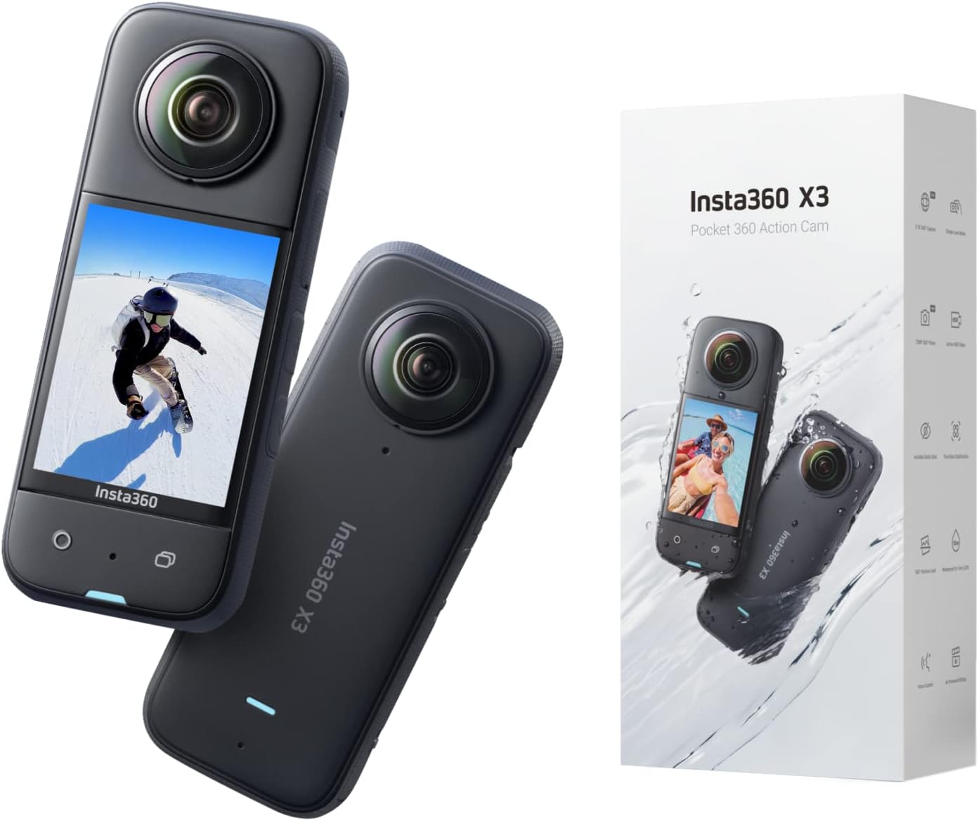 Insta360 X3: Immersive 360 Footage, Real-time Stabilization