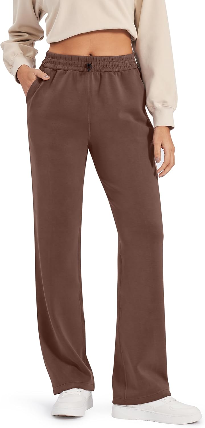 G4Free Smoofit Modal Soft Wide Leg Sweatpants with Pockets