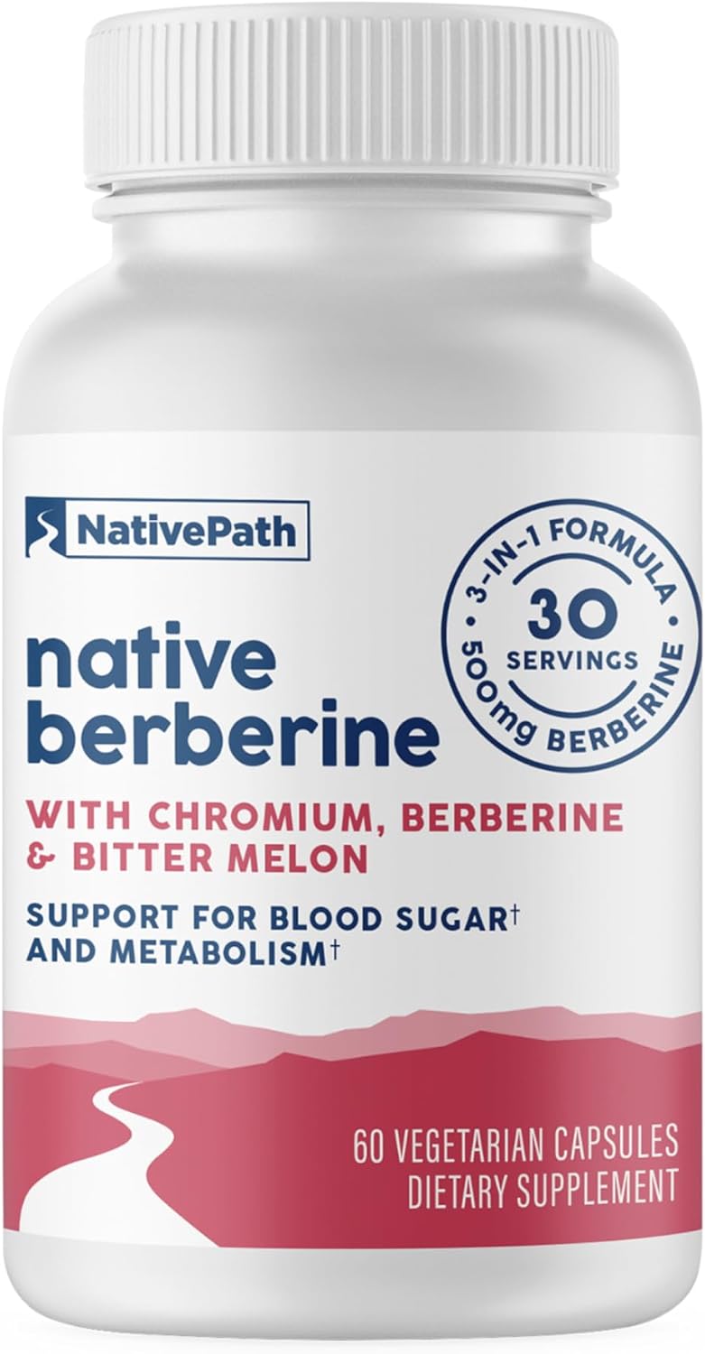 Native Berberine HCl 3-in-1 Complex for Metabolic Support