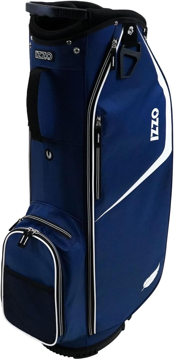 IZZO Ultra Lite Golf Cart Bag - Lightweight & Compact Design