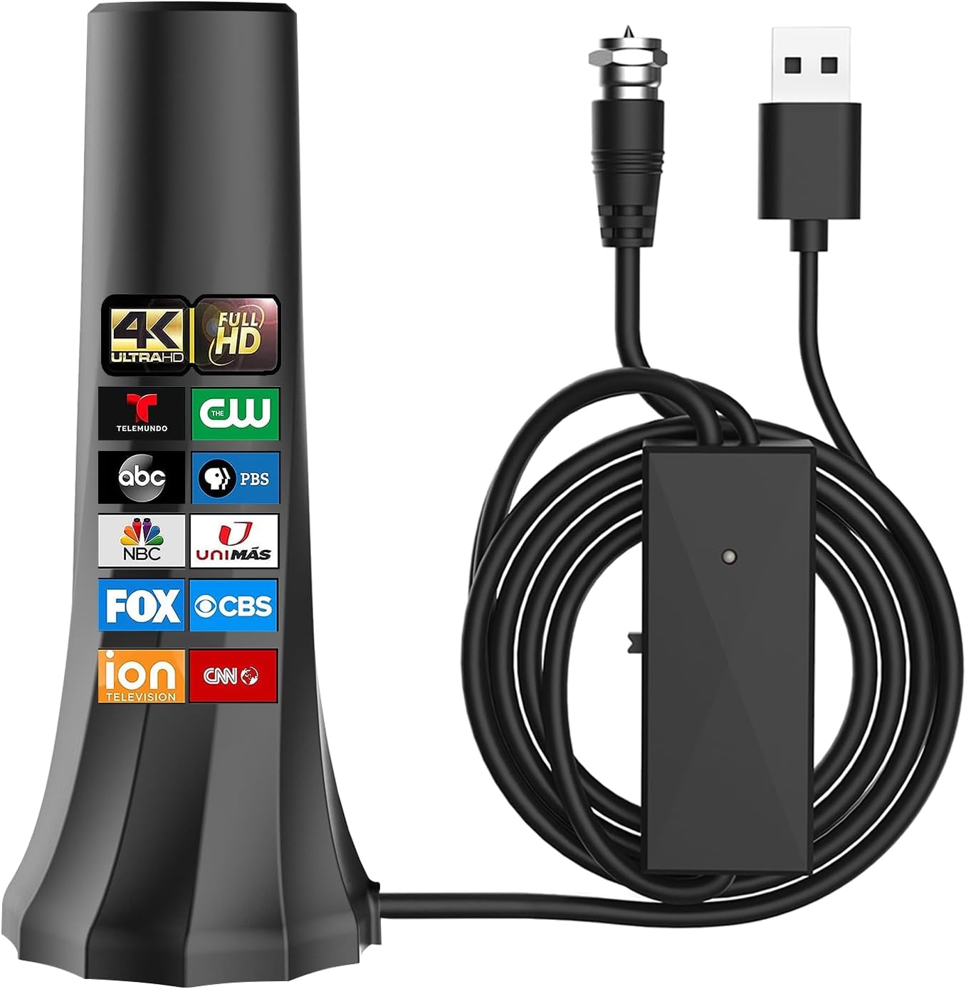 560+ Miles Smart TV Antenna - Amplified Signal Booster