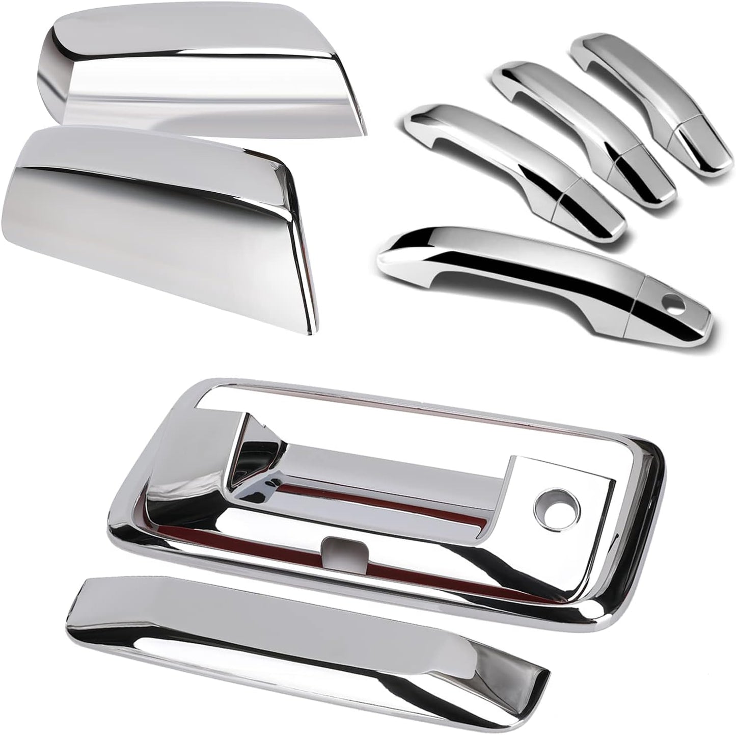 Chrome Door Handles and Covers for Chevrolet Silverado 2014-2018
