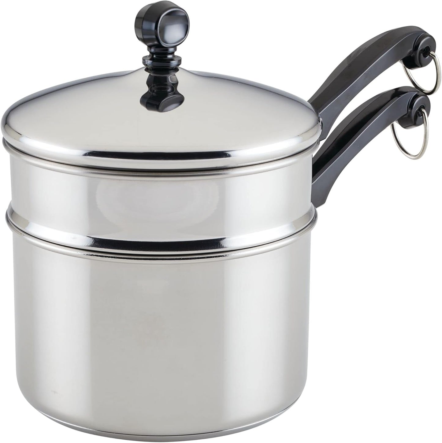 Farberware Classic Stainless 2-Quart Double Boiler for Cooking