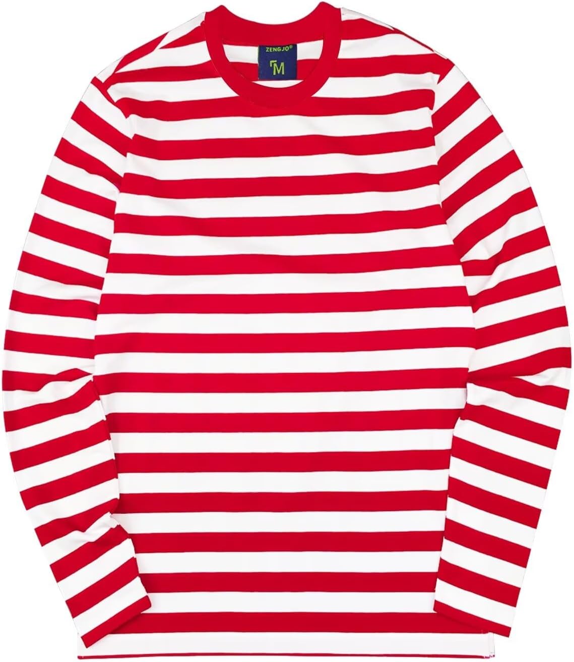 Zengjo Striped Long-Sleeve Tee: Comfort & Style