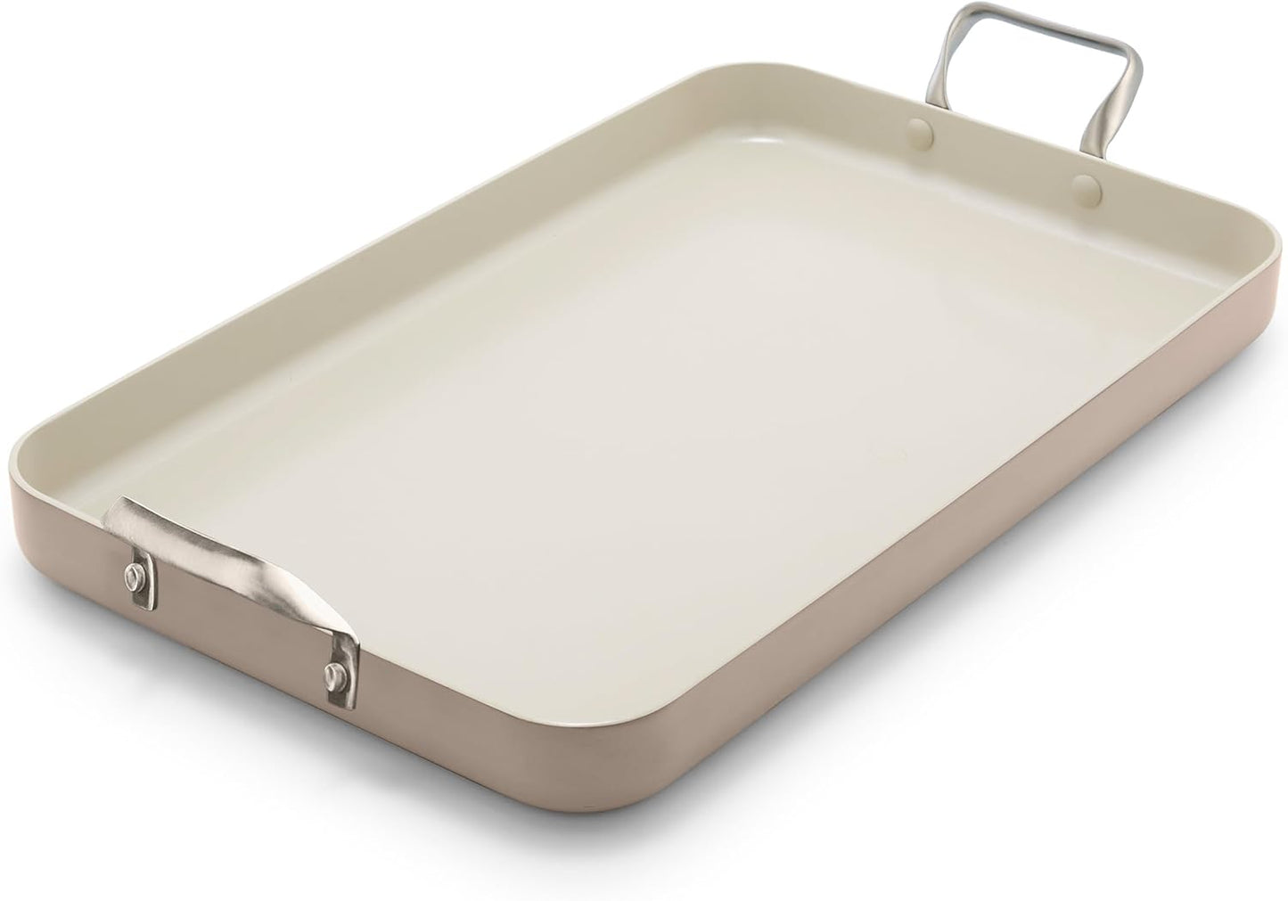 GreenPan 18x11 Double Burner Griddle Pan for Healthy Cooking