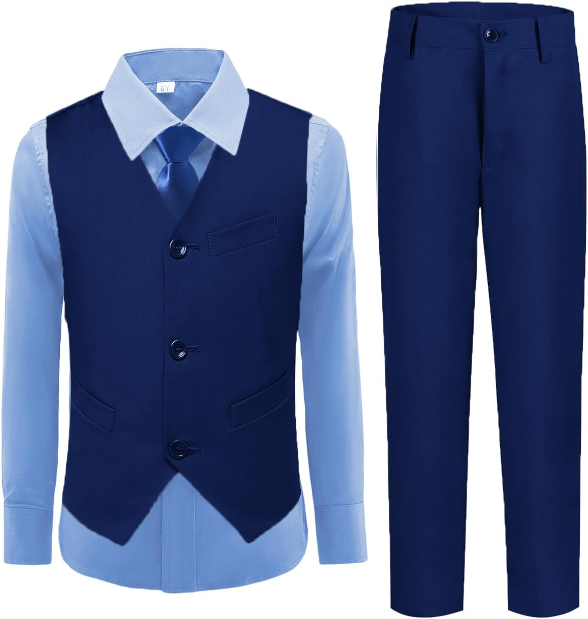 Boys Vest Set Formal Dress Suits for Weddings and Events