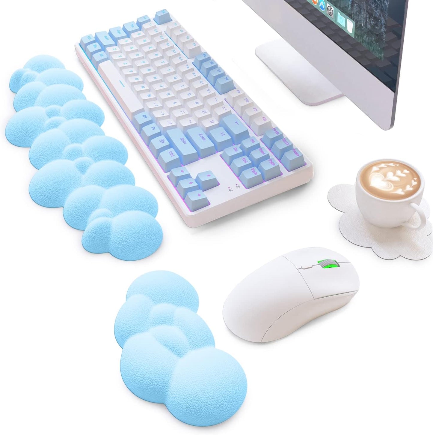 ATTACK SHARK Ergonomic Wrist Rest Set