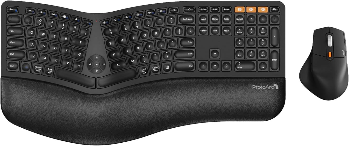ProtoArc Ergonomic Wireless Keyboard Mouse Combo Review