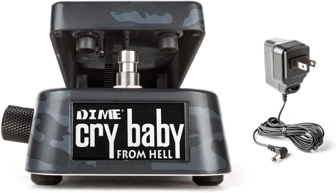 Dunlop DB01B Dime Crybaby From Hell Wah Pedal with Power Supply
