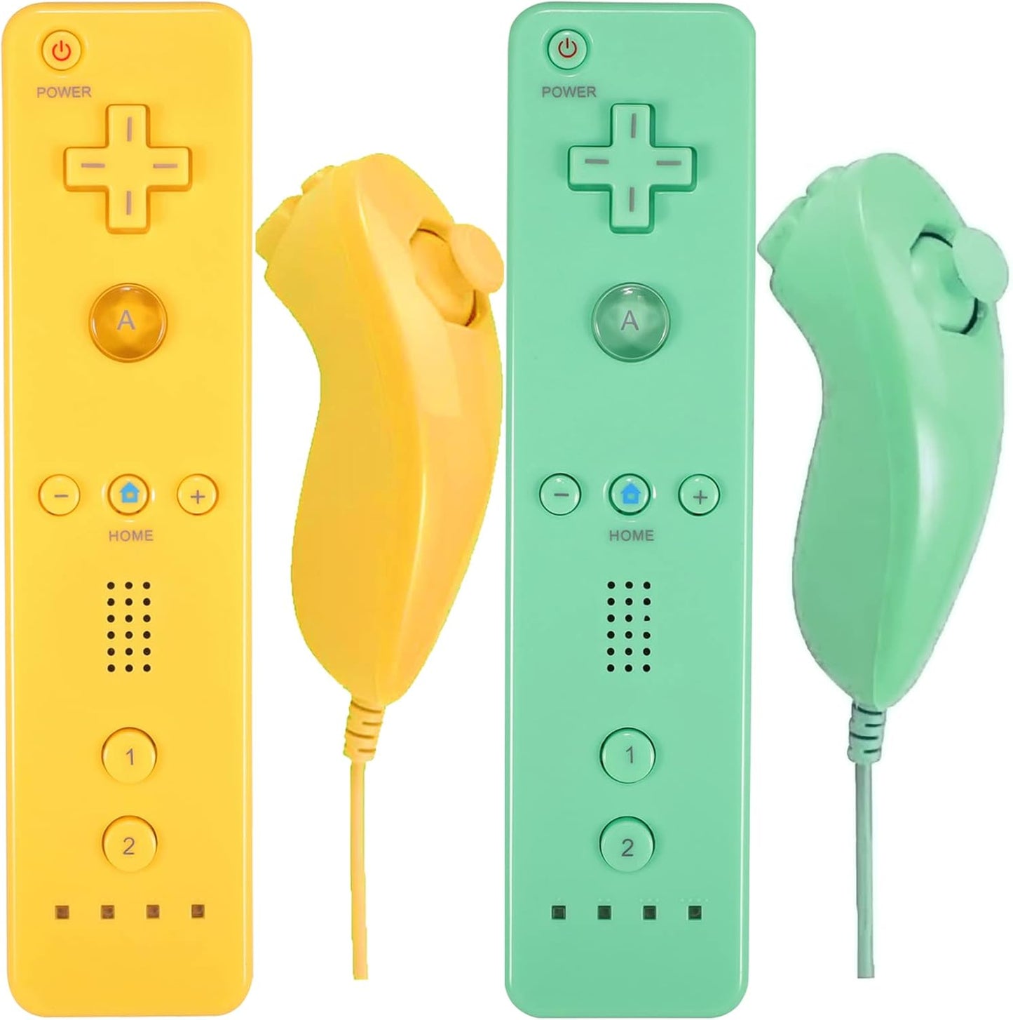 Wireless Controller for Wii and Nunchuck with Silicone Case