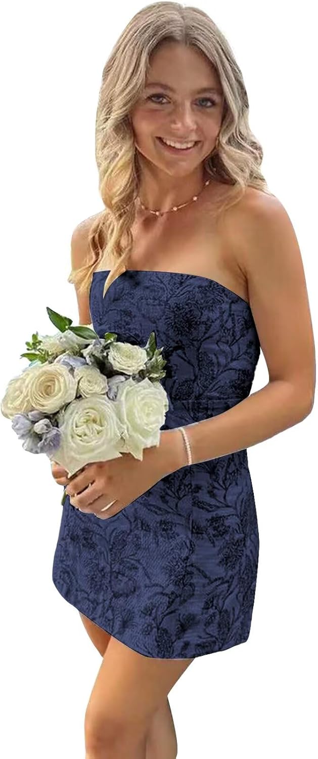 Stylish Strapless Satin Homecoming Dresses for Teens 2025