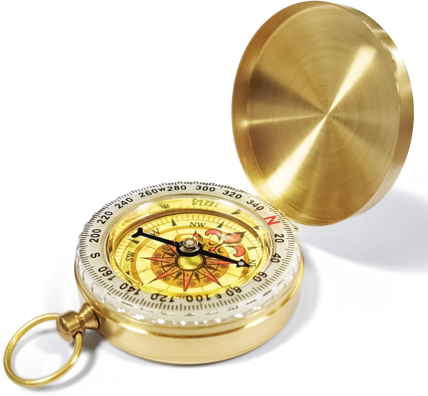 Glow-in-the-Dark Outdoor Compass by Bahfir - Navigate with ease!