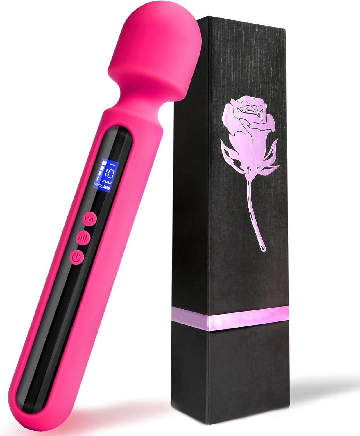 Powerful 12 inch Vibrator Wand for G Spot and Clitoral Stimulation