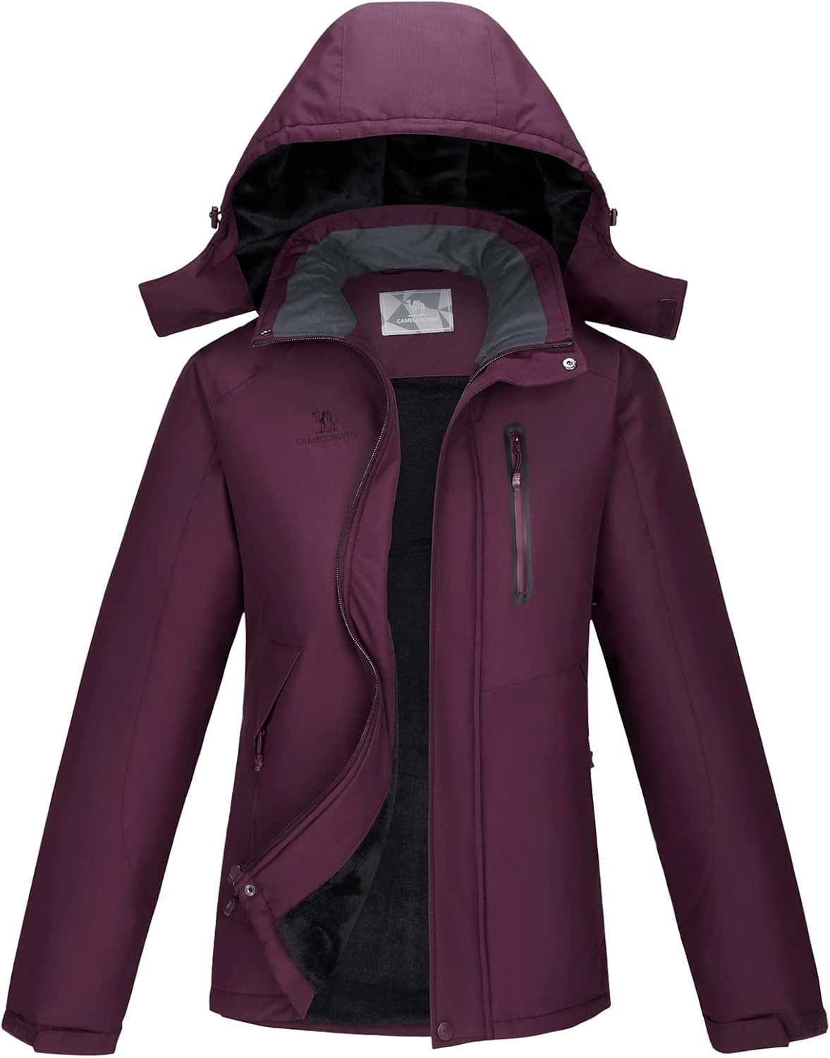 CAMEL CROWN Women's Waterproof Ski Jacket