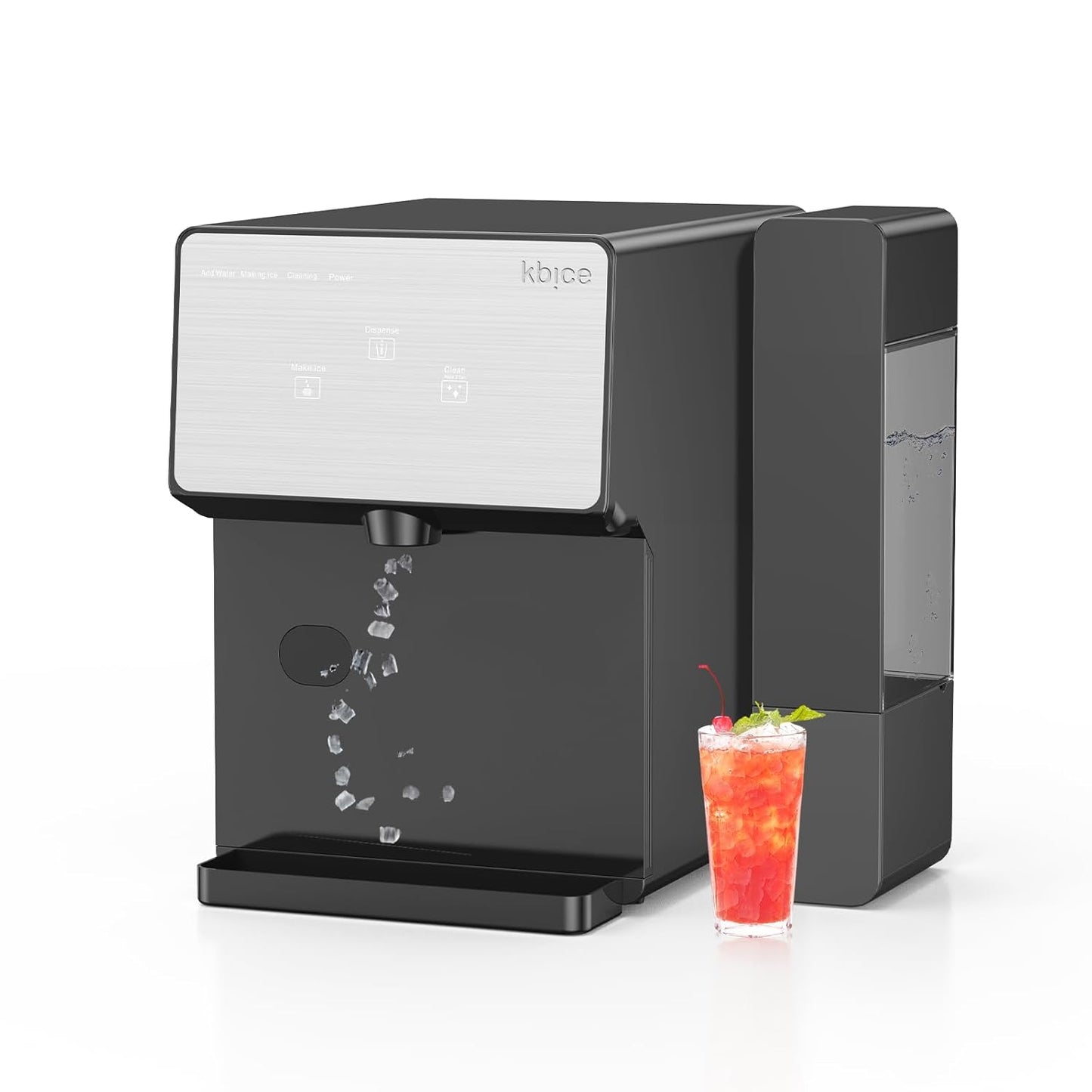 KBICE Soft Chewable Ice Maker, 32lbs/24Hrs!