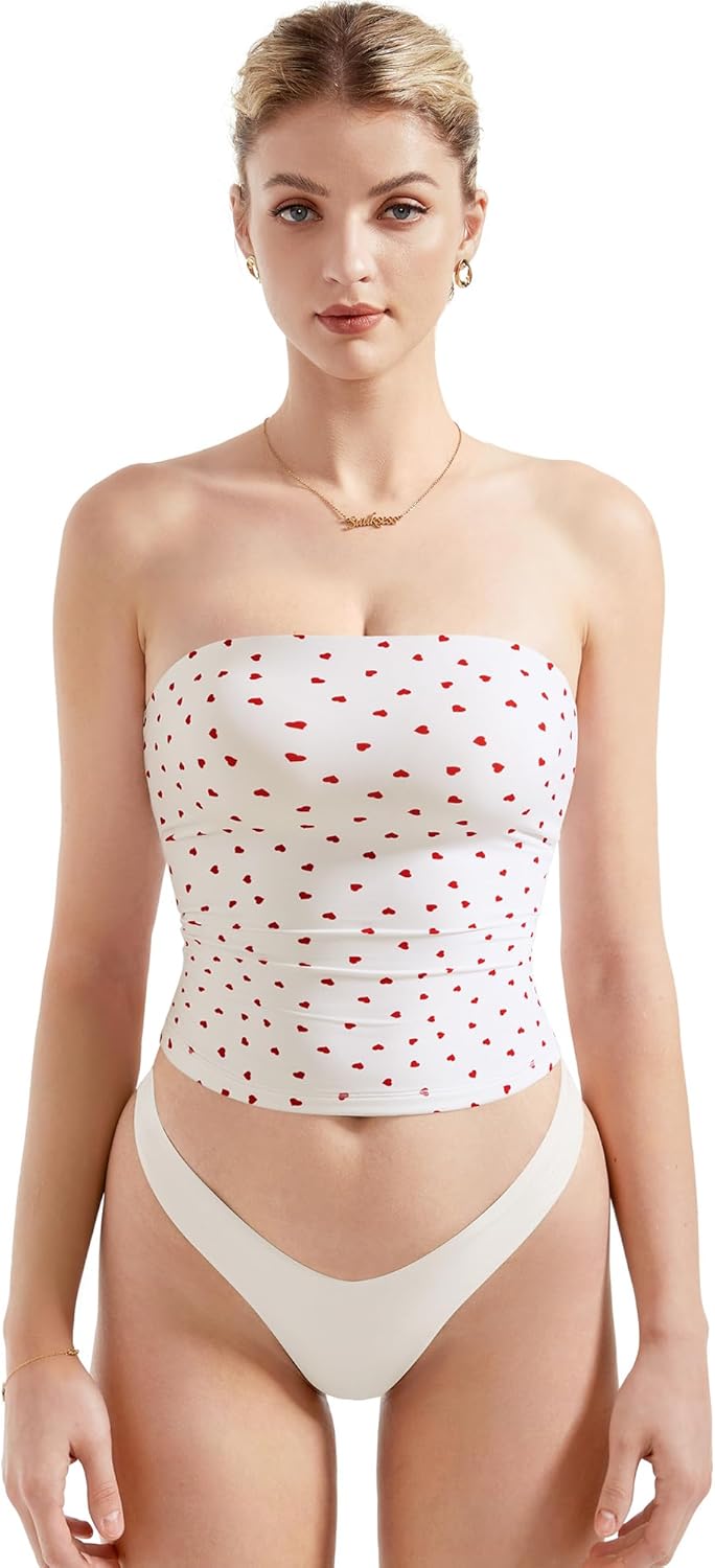 SUUKSESS Women Sexy Tube Top for Summer Y2K Style Nights