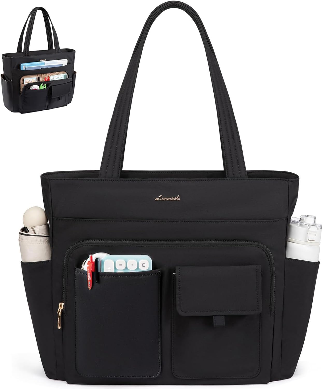 LOVEVOOK Tote Bag for Women - Stylish Multi-Pocket Carry On